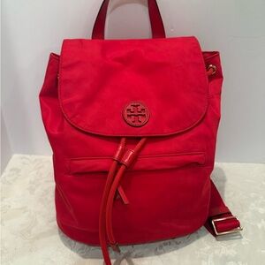Tory Burch Red Backpack